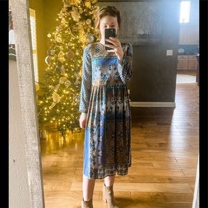 Zara Trafaluc Midi Dress, Size Small